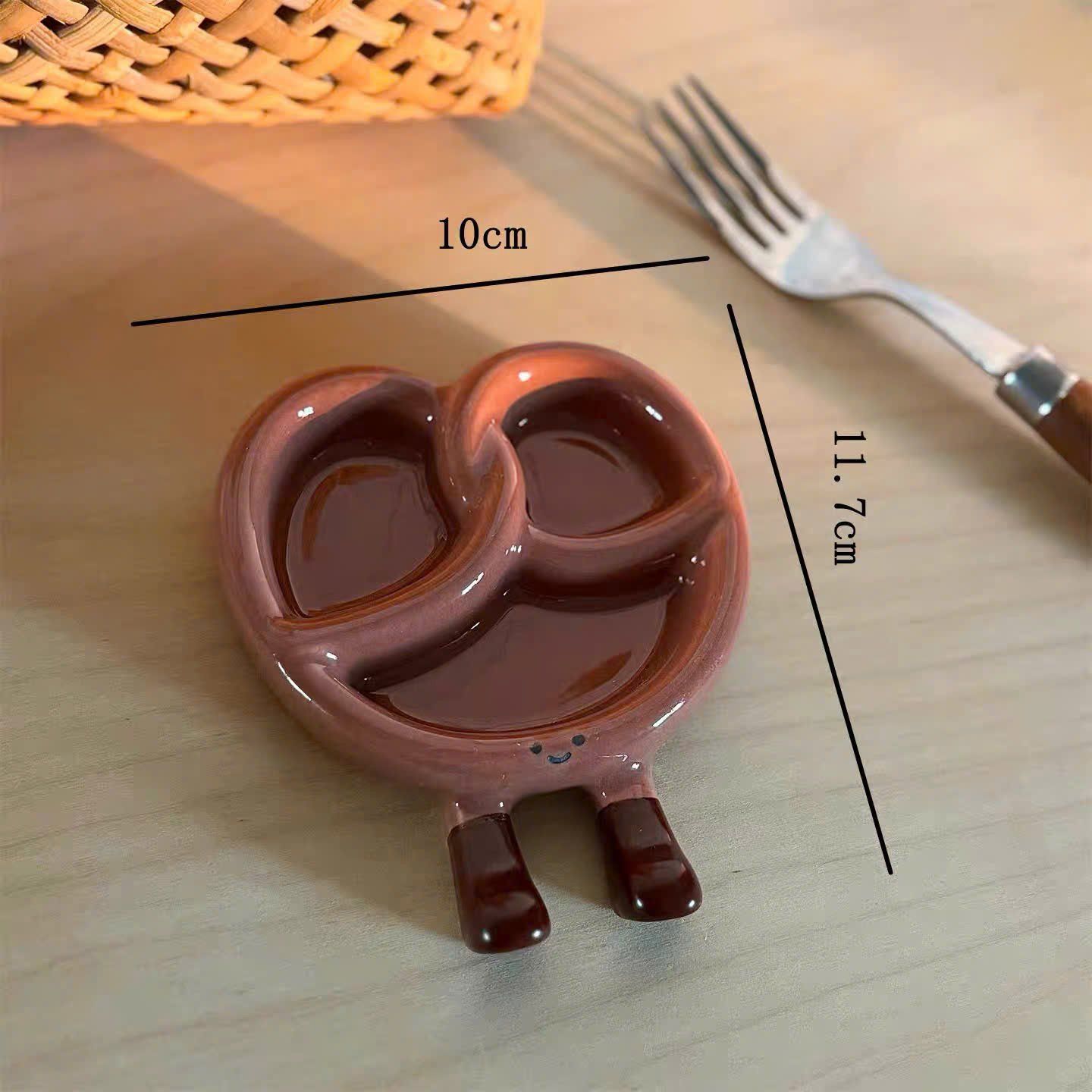  Đĩa Gia Vị Bretzel (3 Ngăn) 