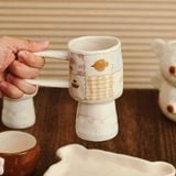  Cốc Gốm Quai Ngang Coquette 