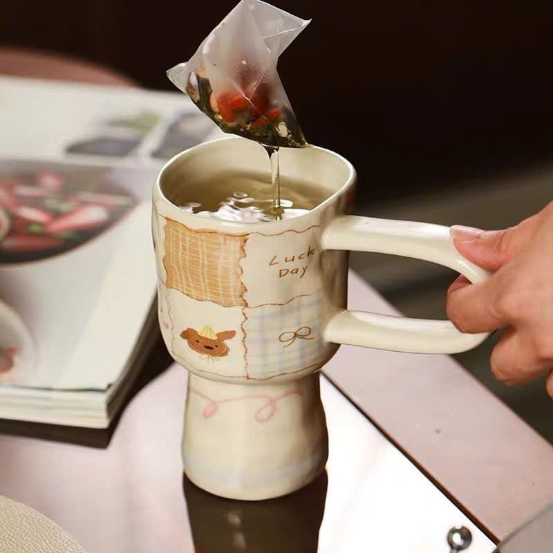  Cốc Gốm Quai Ngang Coquette 