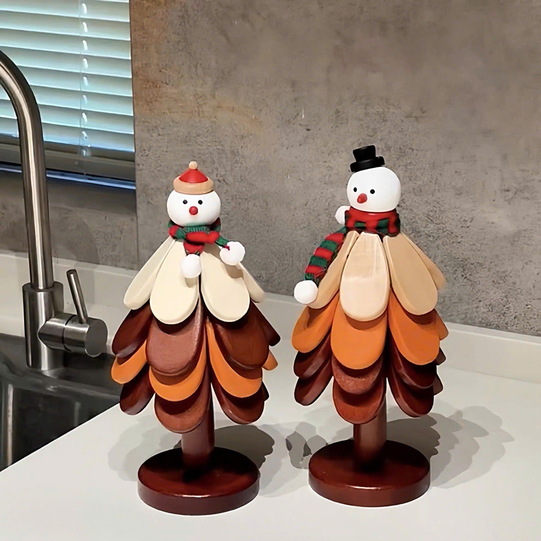  Đế Lót Cách Nhiệt Hình Cây Thông Noel Người Tuyết 