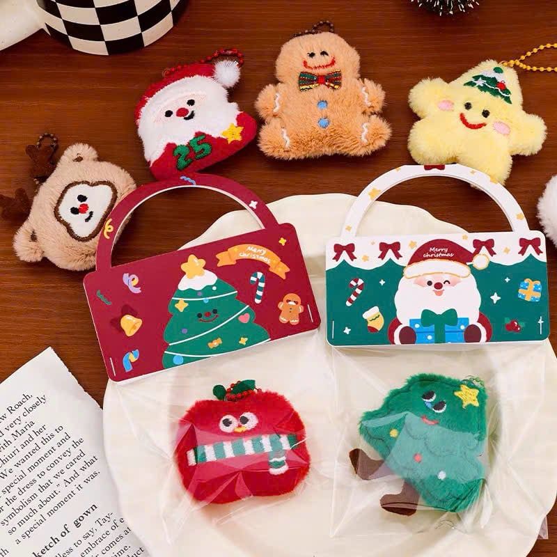  Móc Khóa Nhồi Bông Giáng Sinh 