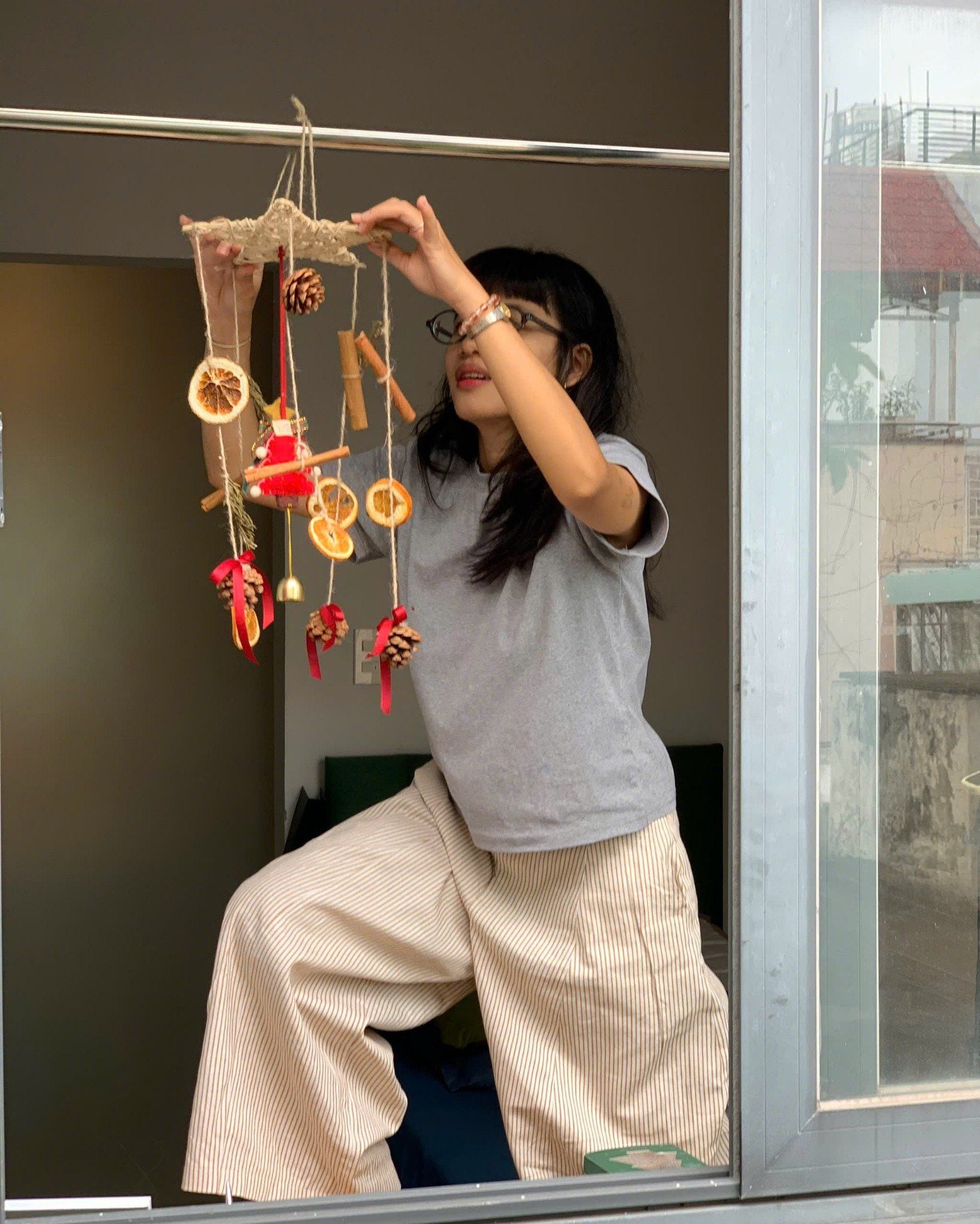  Chuông Gió Cam Quế Handmade A Little Leaf 