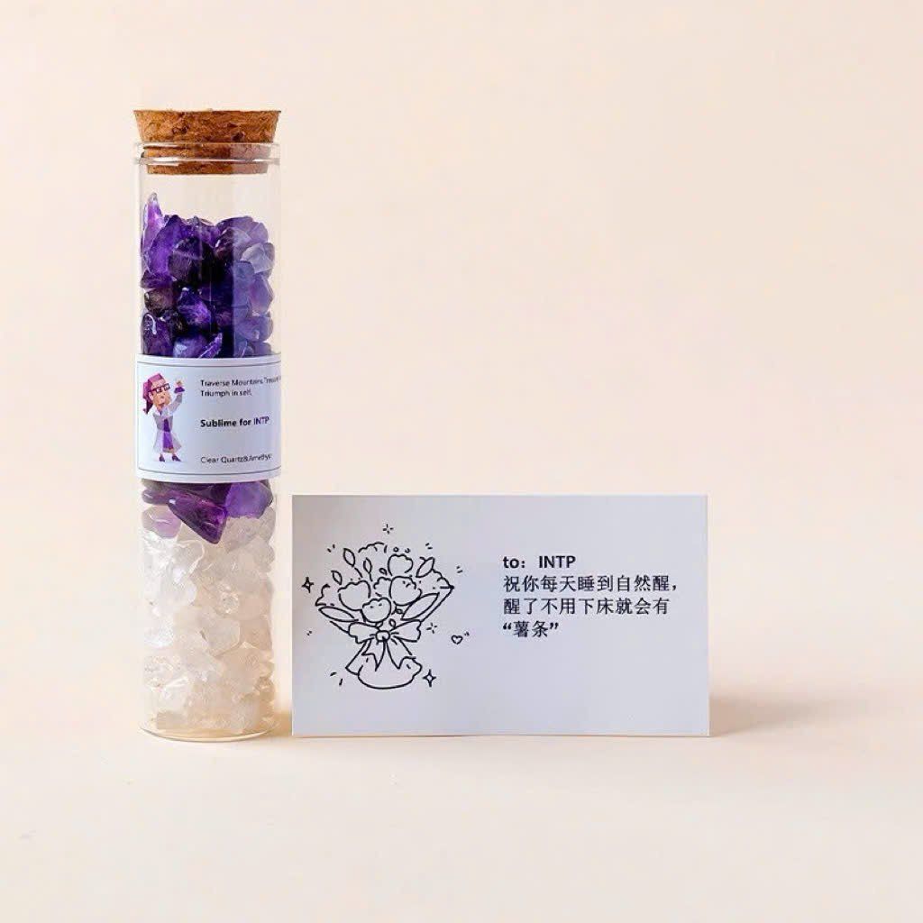  Ống Thuỷ Tinh Đá Năng Lượng 