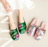  Dép Lụa Gấm Thêu Cozy 
