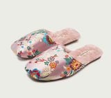  Dép Lụa Gấm Thêu Cozy 