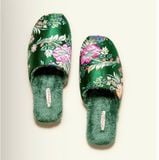  Dép Lụa Gấm Thêu Cozy 