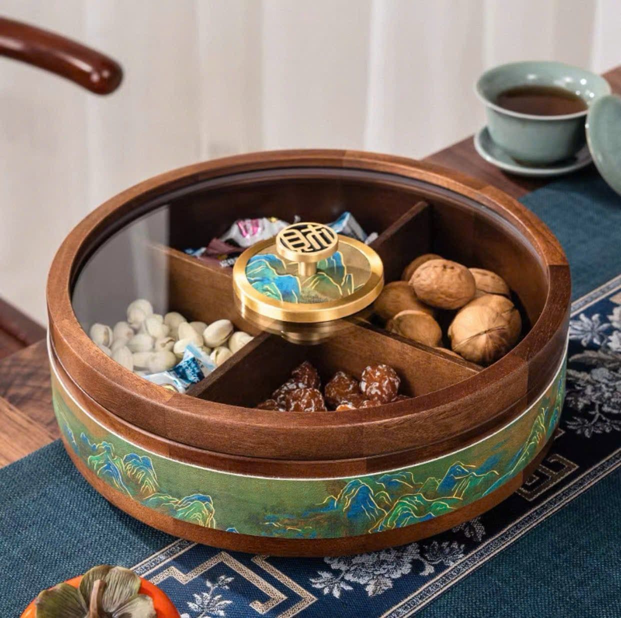  Khay Mứt Vạn Lý Sơn Hà -  Phiên bản Cao Cấp 