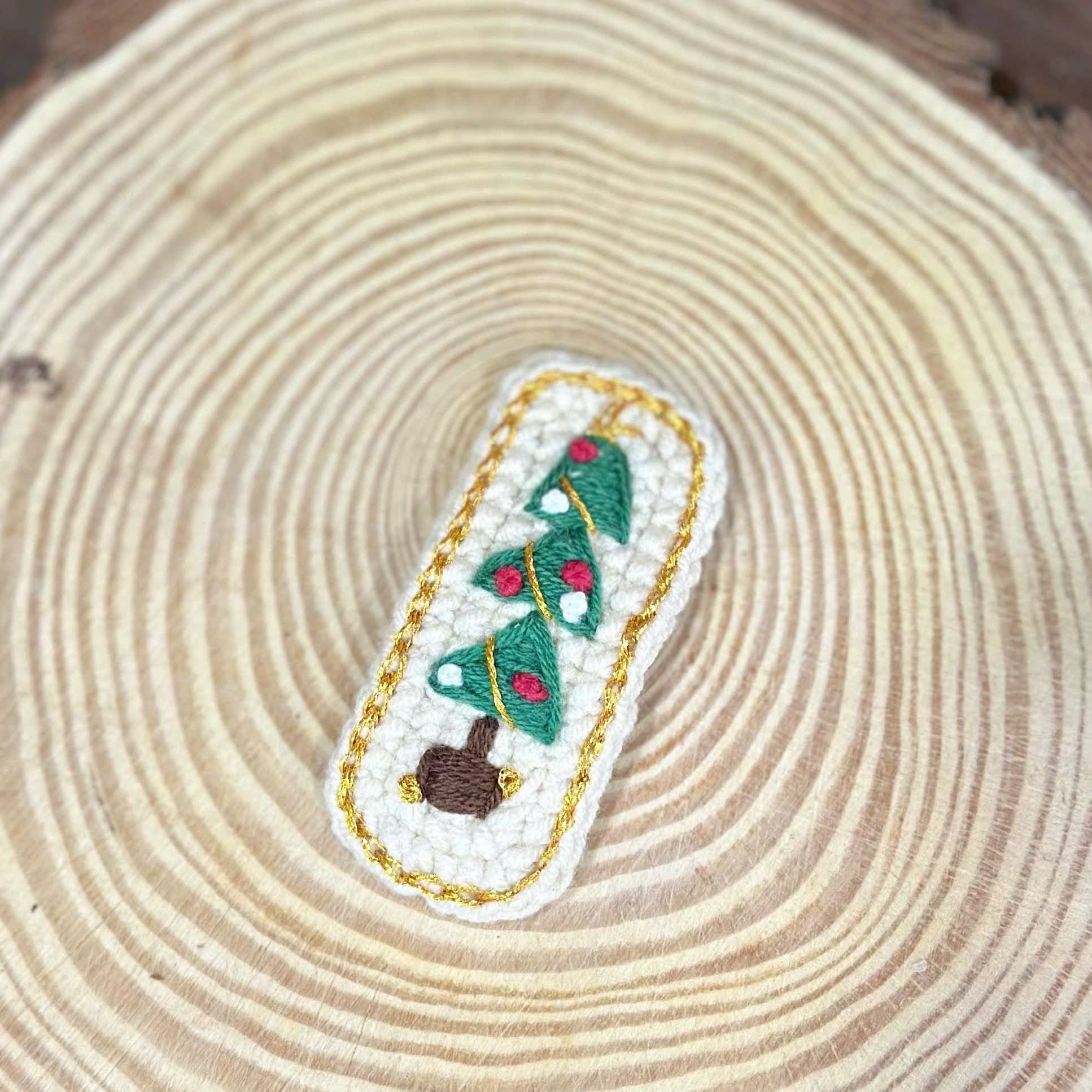  Kẹp Tóc Đan Len Merry 