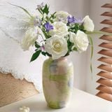  Bình Hoa Gốm Kiểu Pháp Cổ Điển 