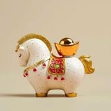  Tượng Bạch Mã Tụ Lộc 