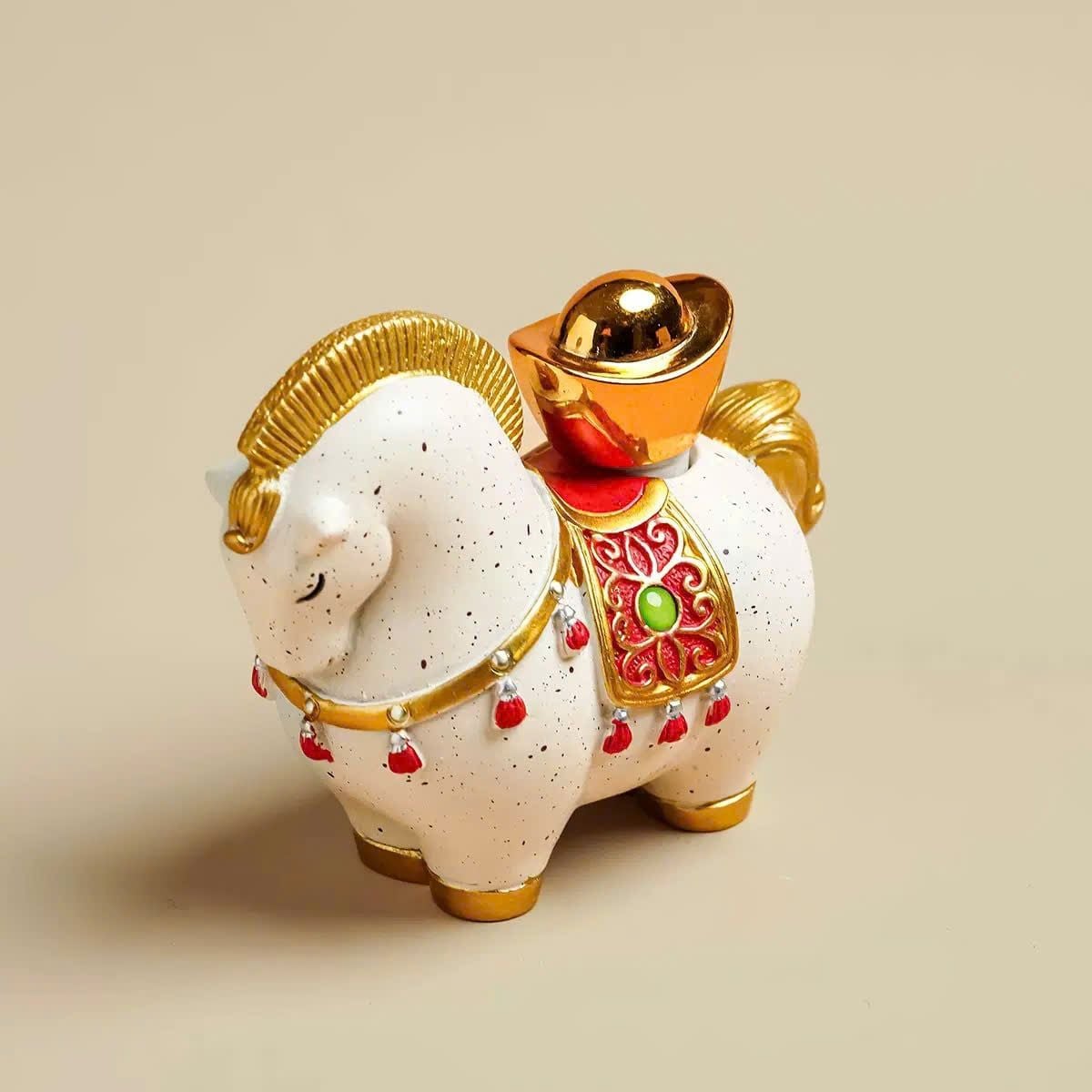  Tượng Bạch Mã Tụ Lộc 