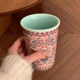  Cốc Hoa Men Ngọc Hồng 