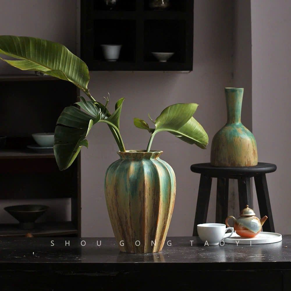  Bình Hoa Sơn Dầu Cổ Điển 