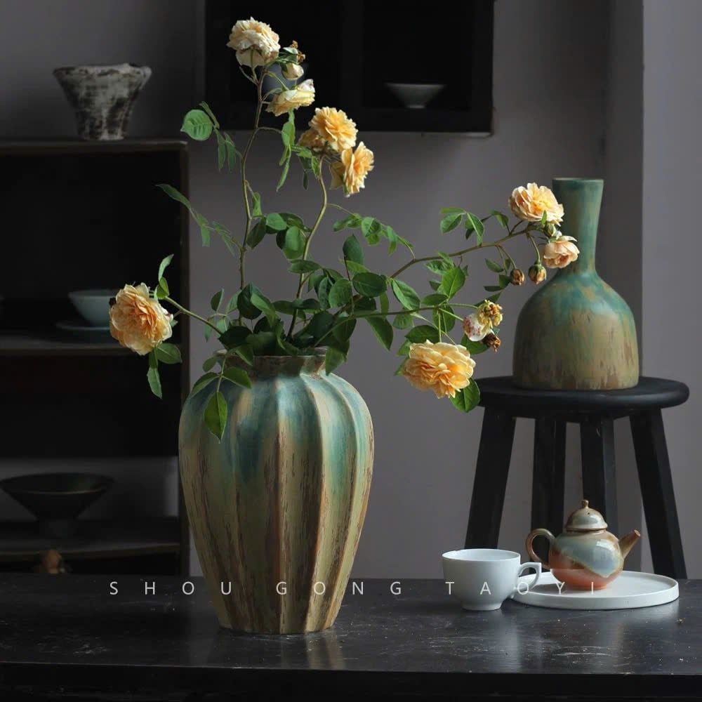  Bình Hoa Sơn Dầu Cổ Điển 