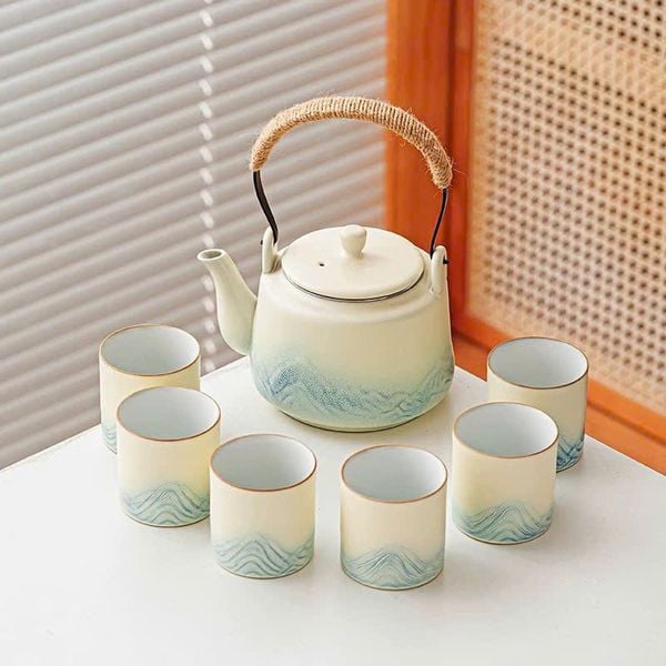  Bộ Ấm Trà Vân Sơn Ngọc (Kèm Khay) 