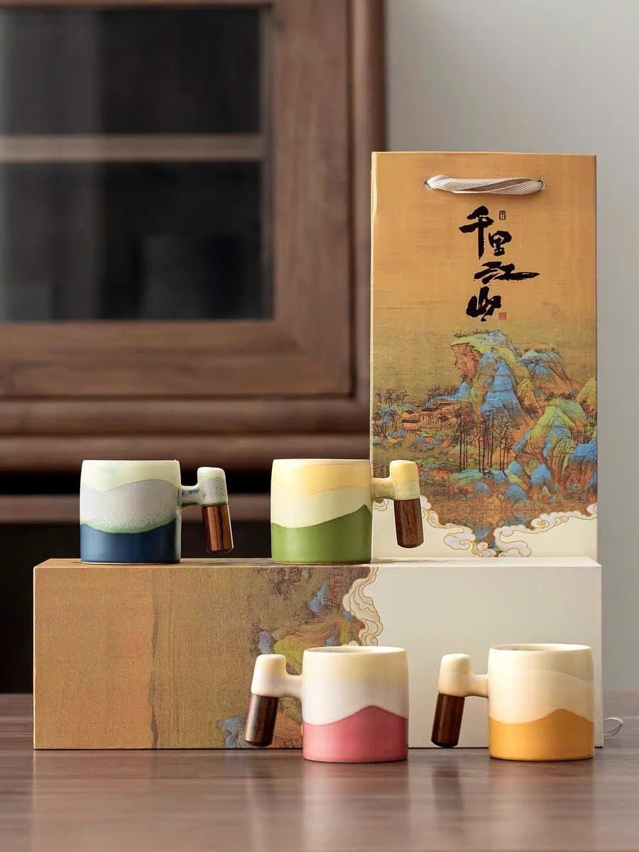  Bộ Cốc Sơn Thủy Ngũ Trà 