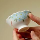  Chén Trà Bạch Hoa Lam 