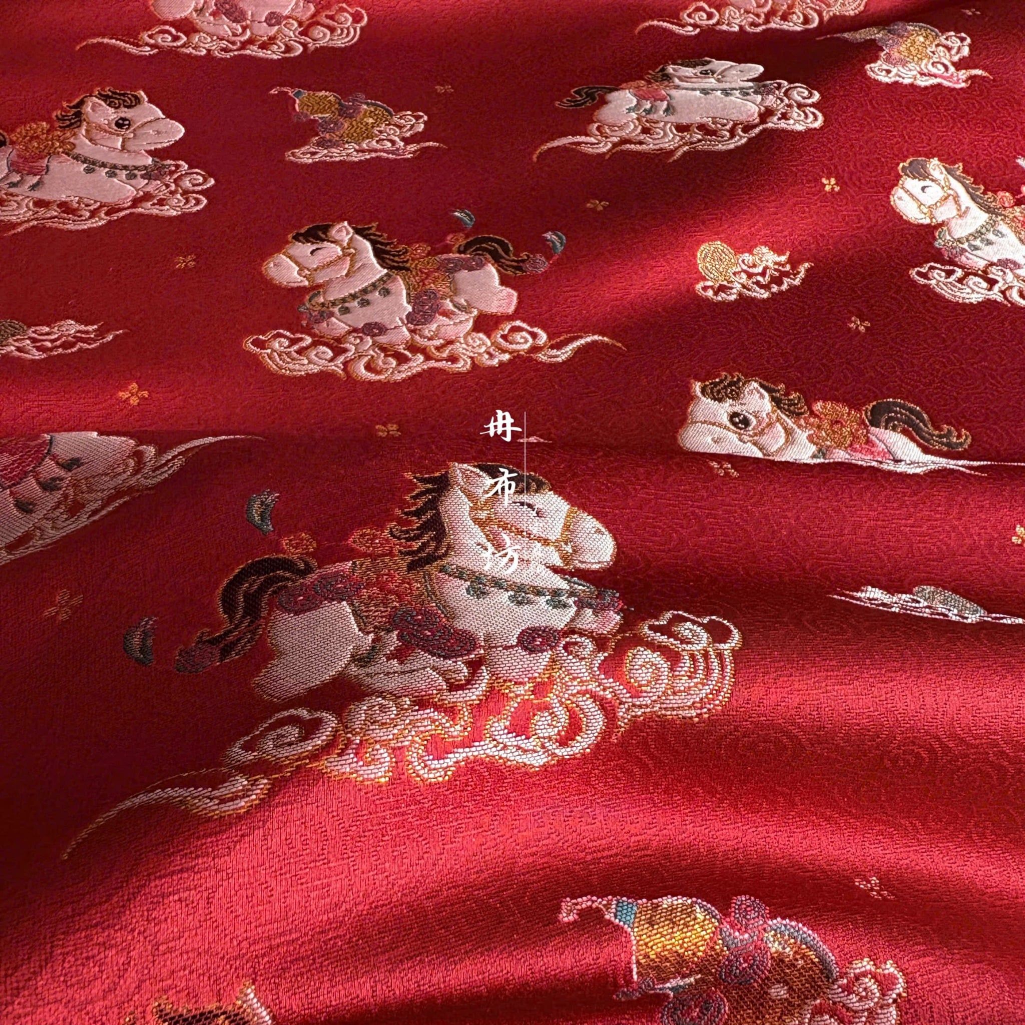  Vải Gấm Thiên Mã Cát Tường 