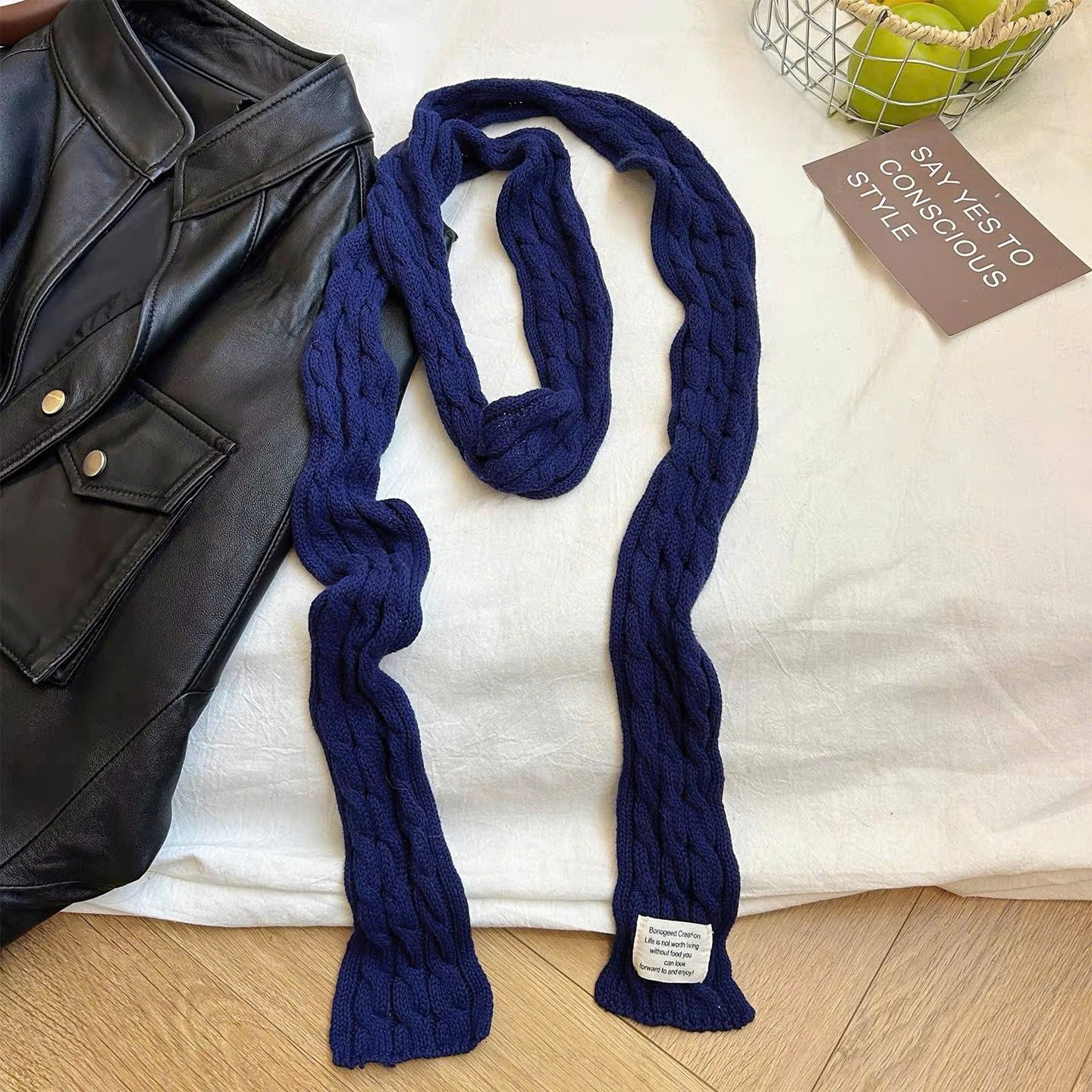  Khăn Len Dệt Thừng 