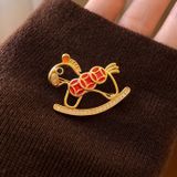  Cài Áo Ngựa Đồng Xu 