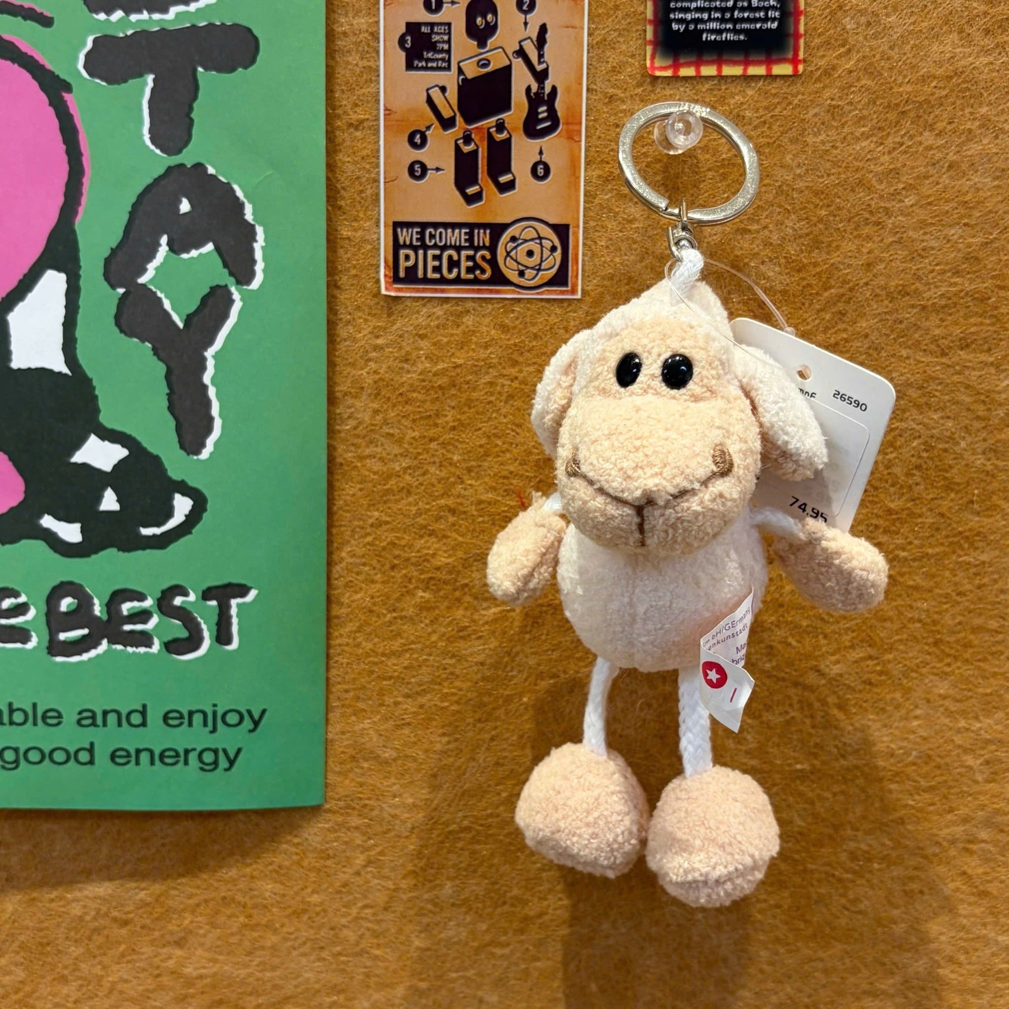  Móc Khoá Cừu Bông Nhỏ 