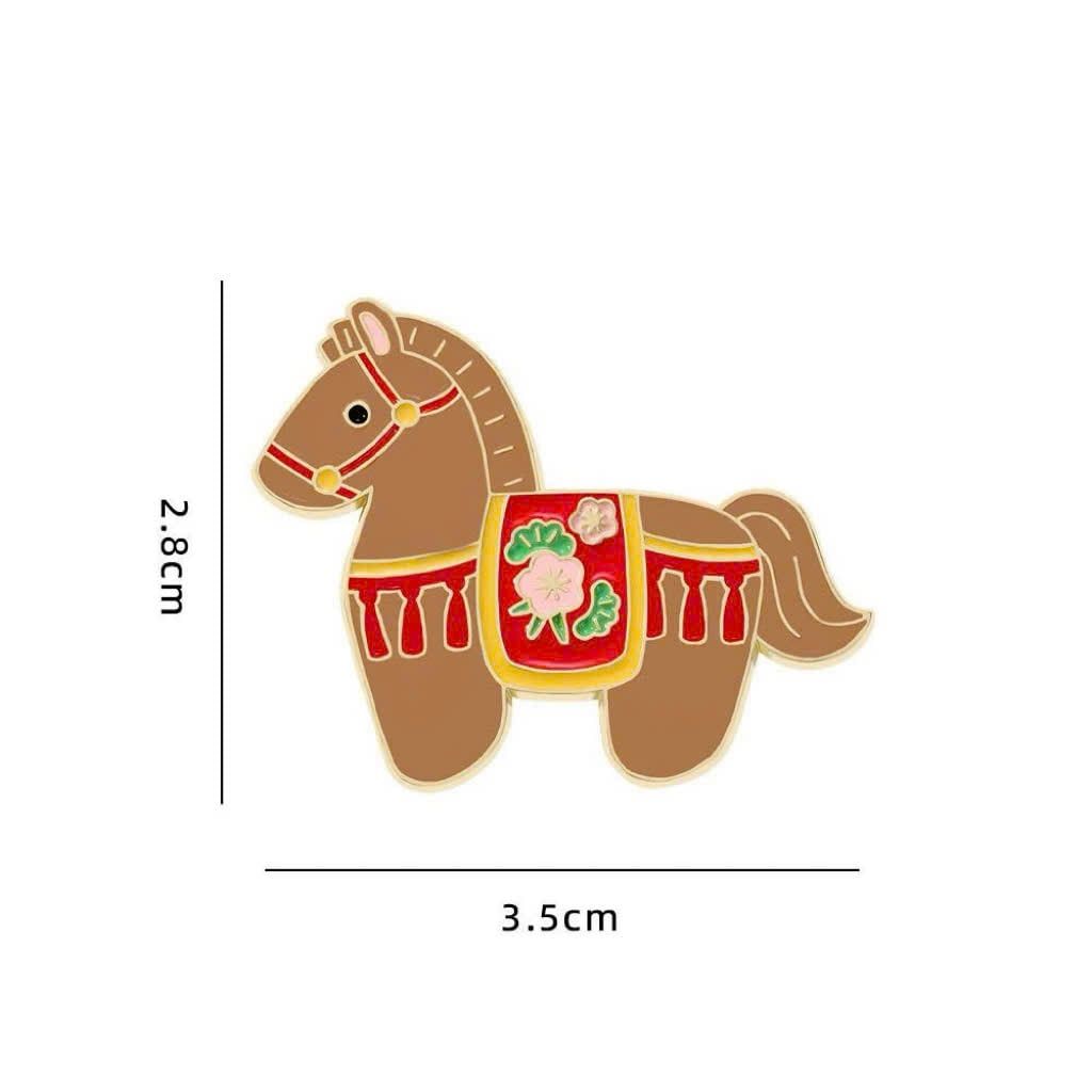  Pin Cài Áo Lucky Pony 