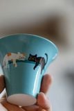  Bộ Chén Gaiwan Mèo Dạo Trên Mây 