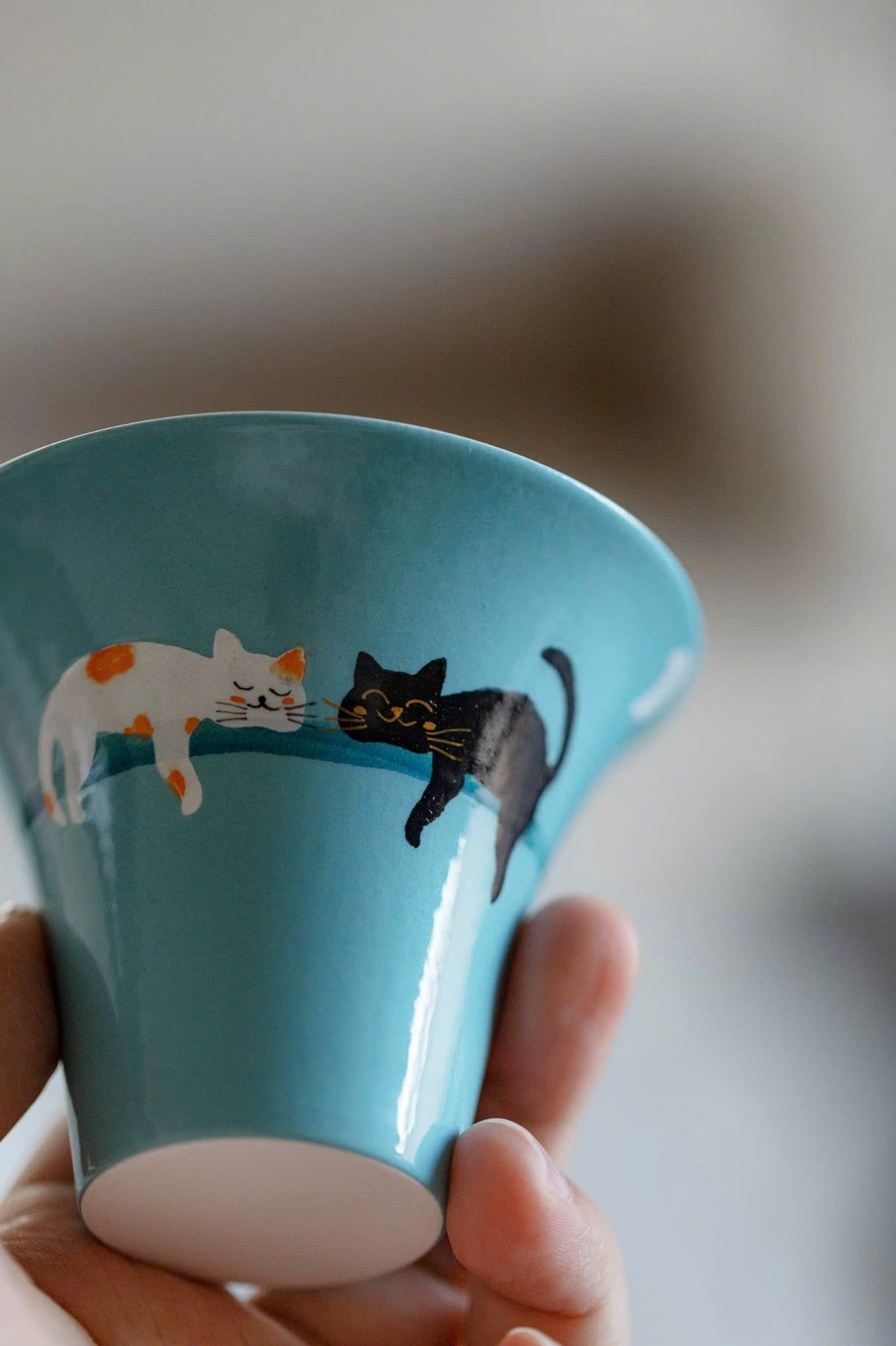  Bộ Chén Gaiwan Mèo Dạo Trên Mây 