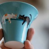  Bộ Chén Gaiwan Mèo Dạo Trên Mây 
