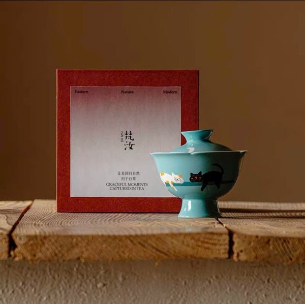  Bộ Chén Gaiwan Mèo Dạo Trên Mây 