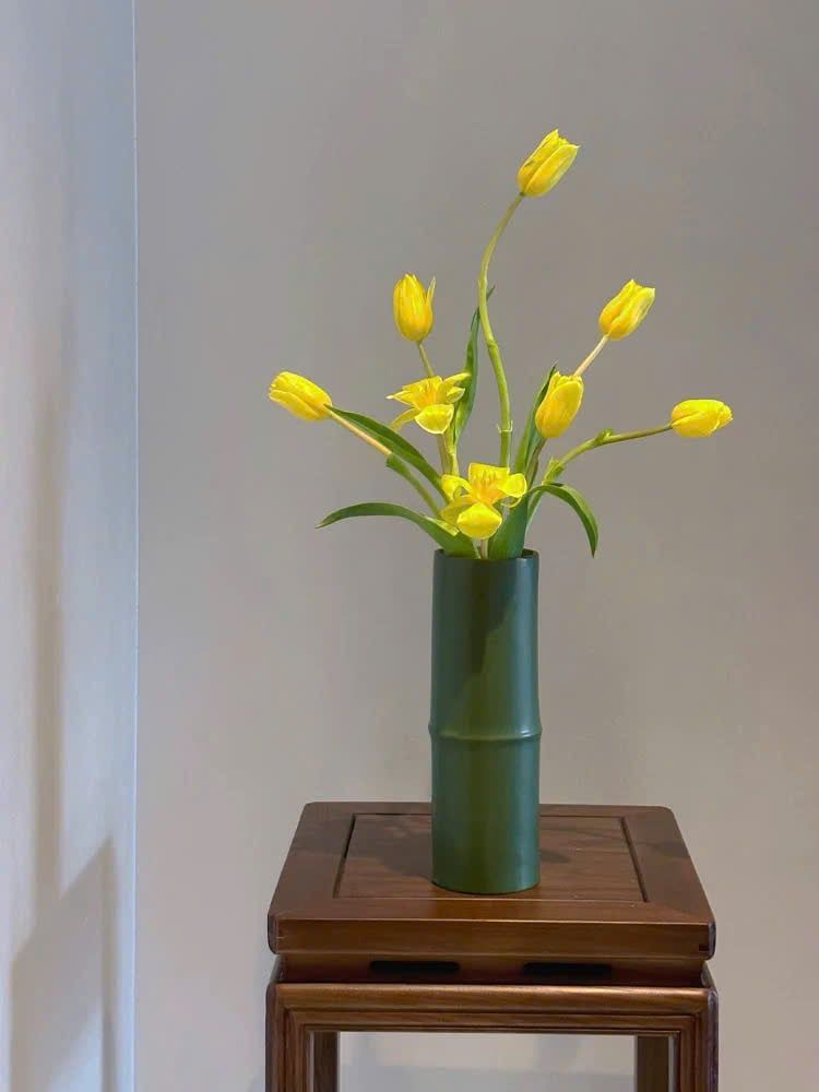  (Order) Bình Hoa Ống Tre 