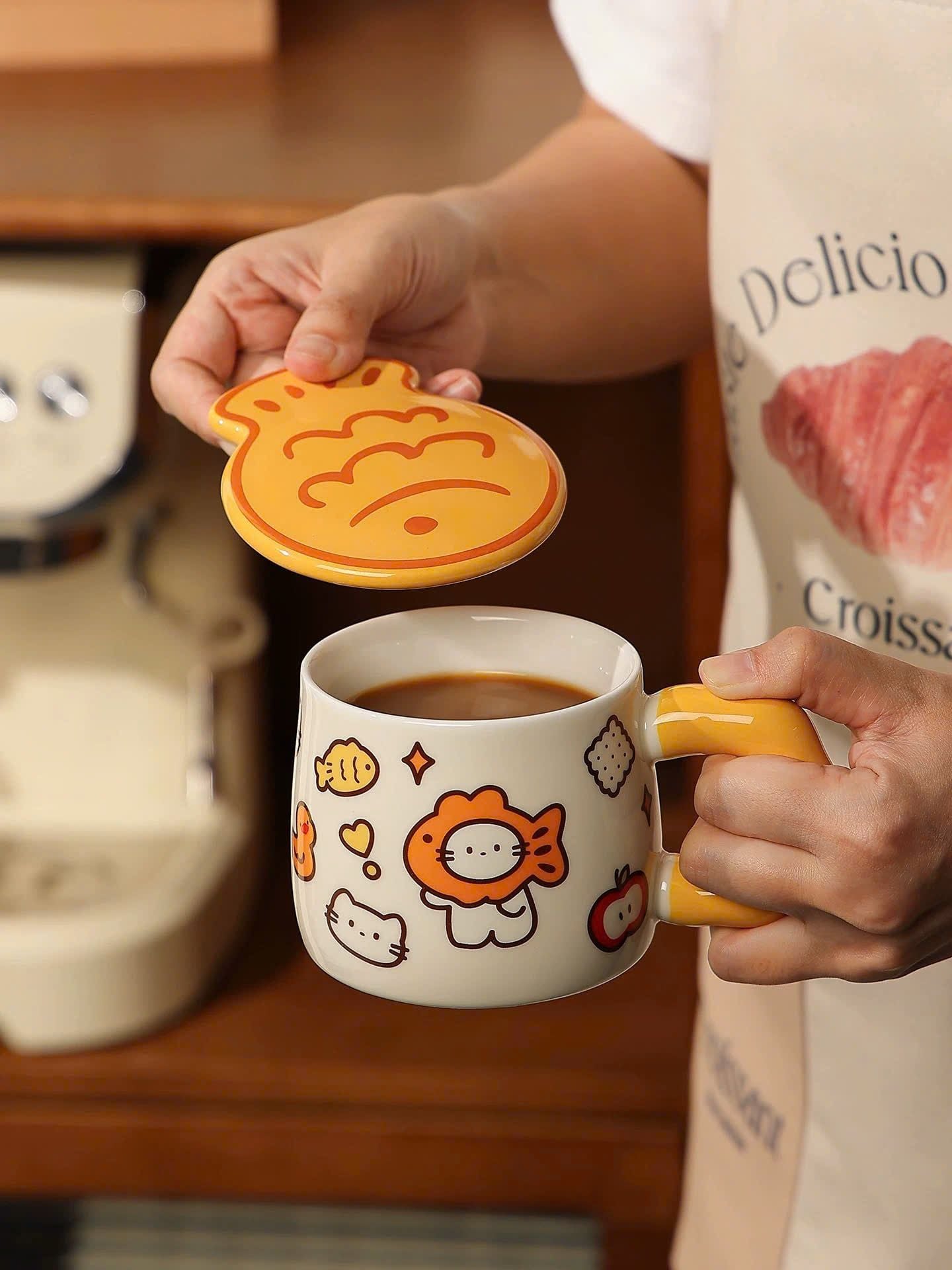  Cốc Taiyaki Mèo Con 