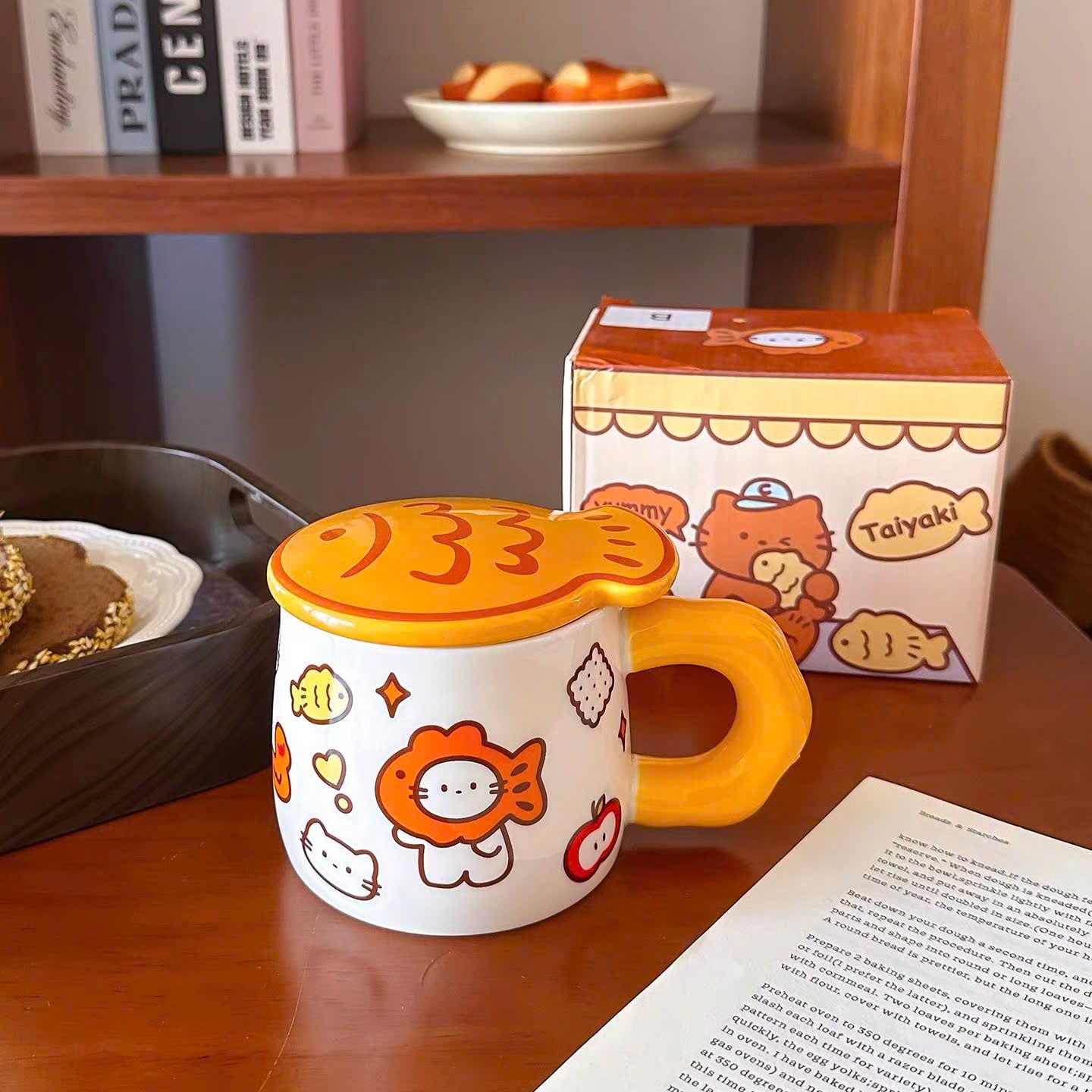  Cốc Taiyaki Mèo Con 