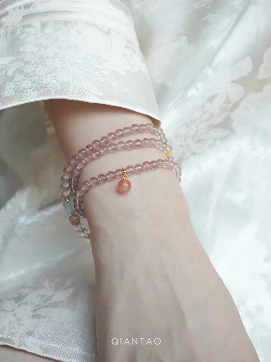  (ORDER) Vòng Vân Mây Hồng 