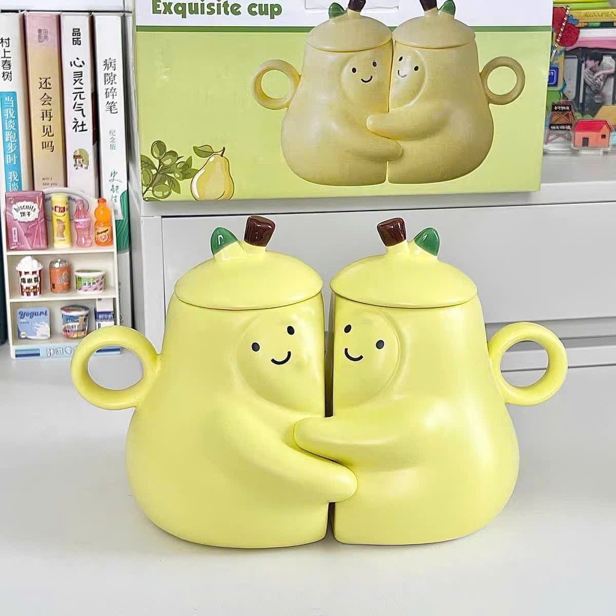  (ORDER) Set Cốc Gốm Pear Hug 
