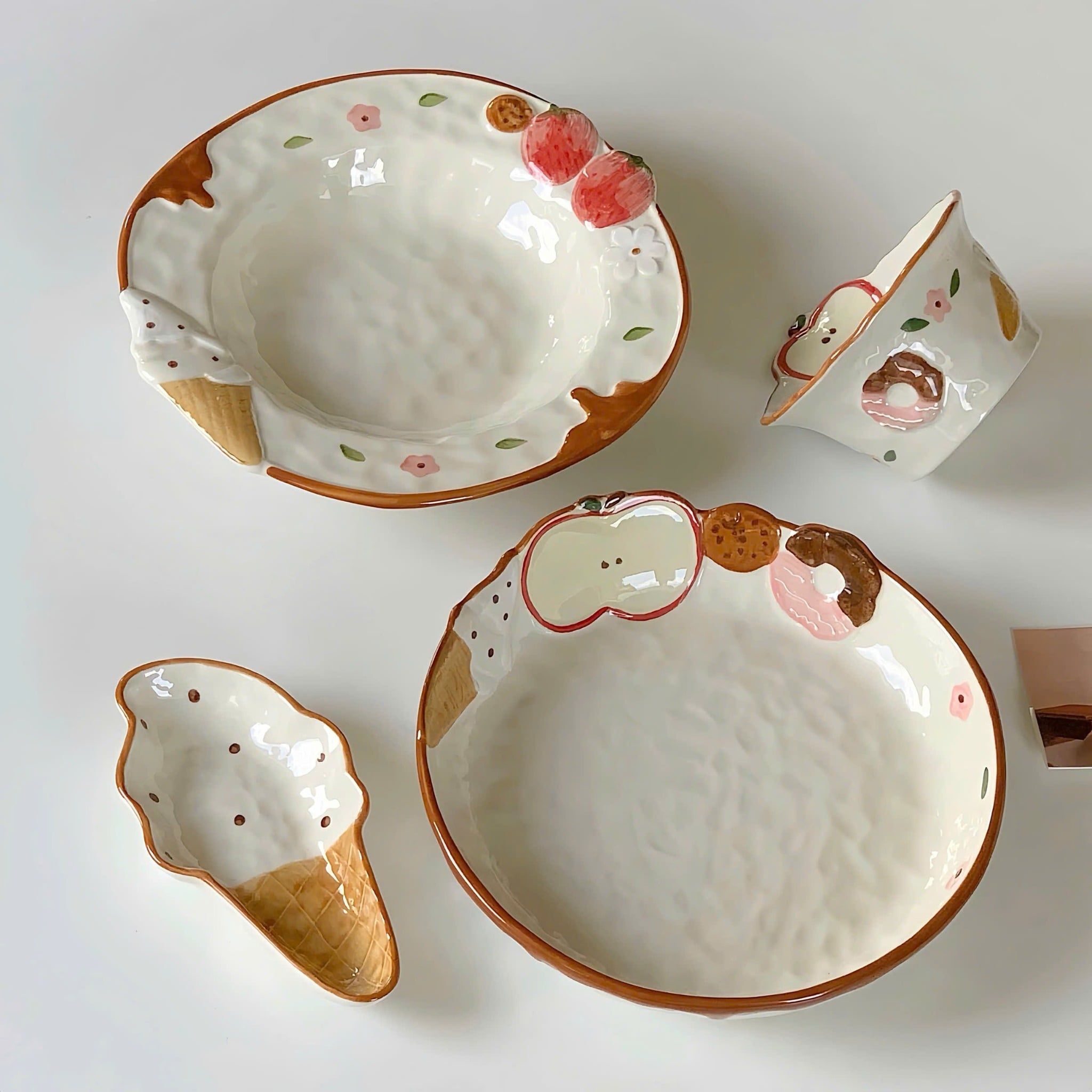  Bộ Đồ Ăn Apple Ice Cream 