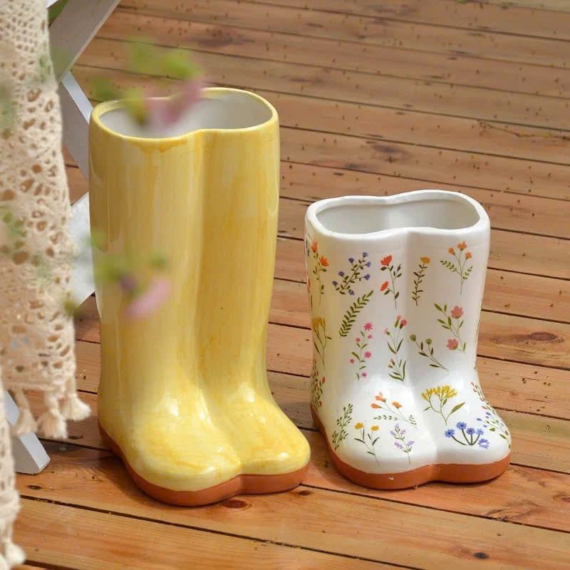  [ORDER] Bình Hoa Gốm Đôi Ủng 