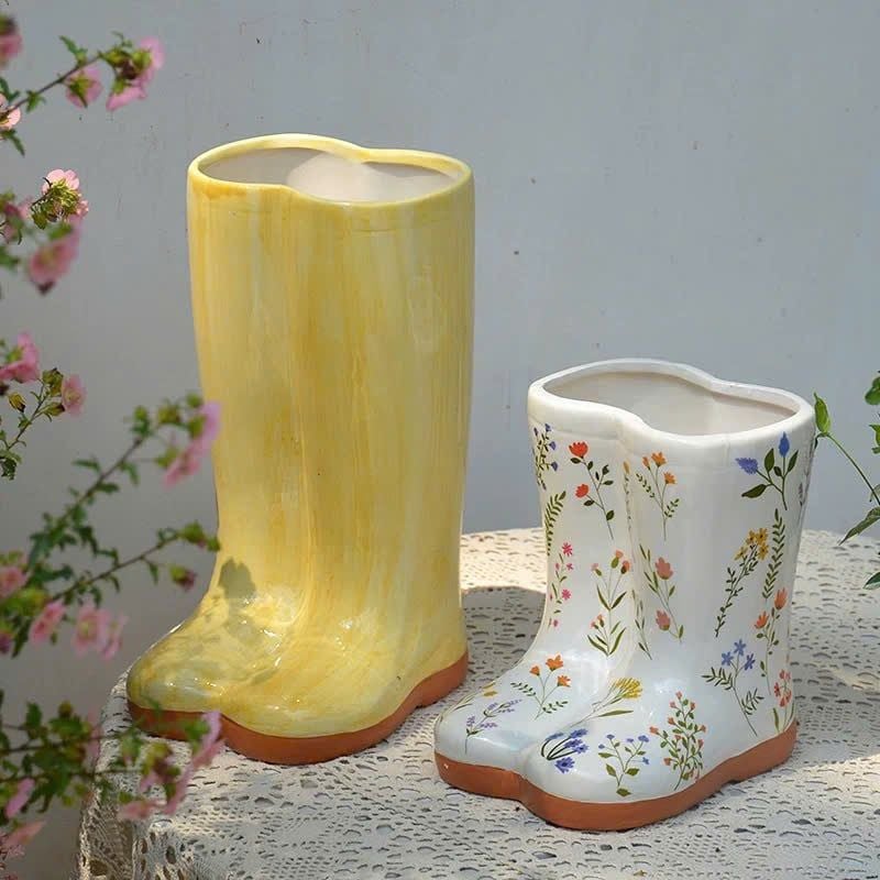  [ORDER] Bình Hoa Gốm Đôi Ủng 