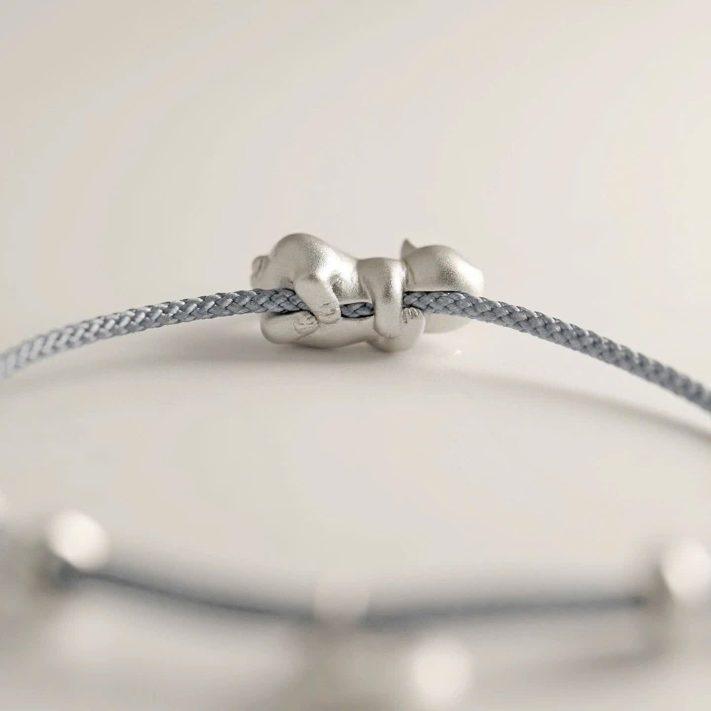  Vòng Tay Lucky Cat Silver 
