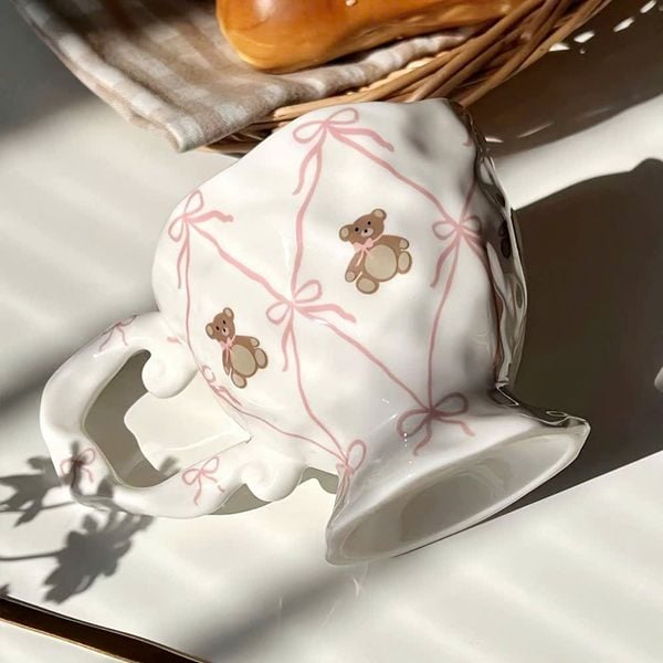 Cốc Pink Bow Bear 