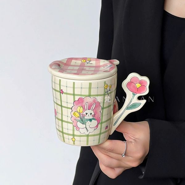  Cốc Caro Hoa Thỏ 