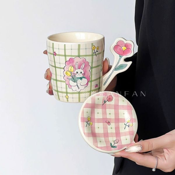  Cốc Caro Hoa Thỏ 