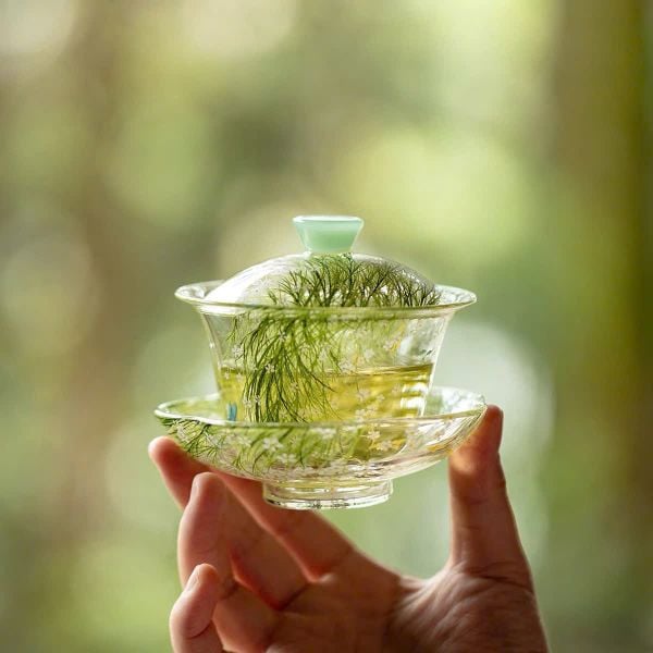  Chén Trà Thủy Tinh Vân Dã 