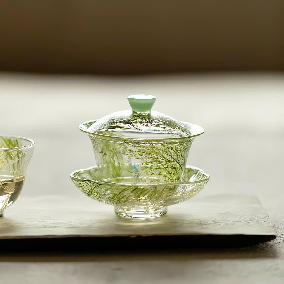  Chén Trà Thủy Tinh Vân Dã 