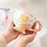  Cốc Gốm Patchwork Bliss Quai Bện 