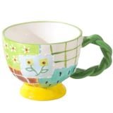  Cốc Gốm Patchwork Bliss Quai Bện 