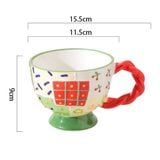  Cốc Gốm Patchwork Bliss Quai Bện 