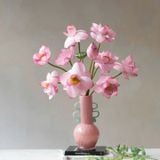  Bình Hoa Mây Hồng Ngọc 