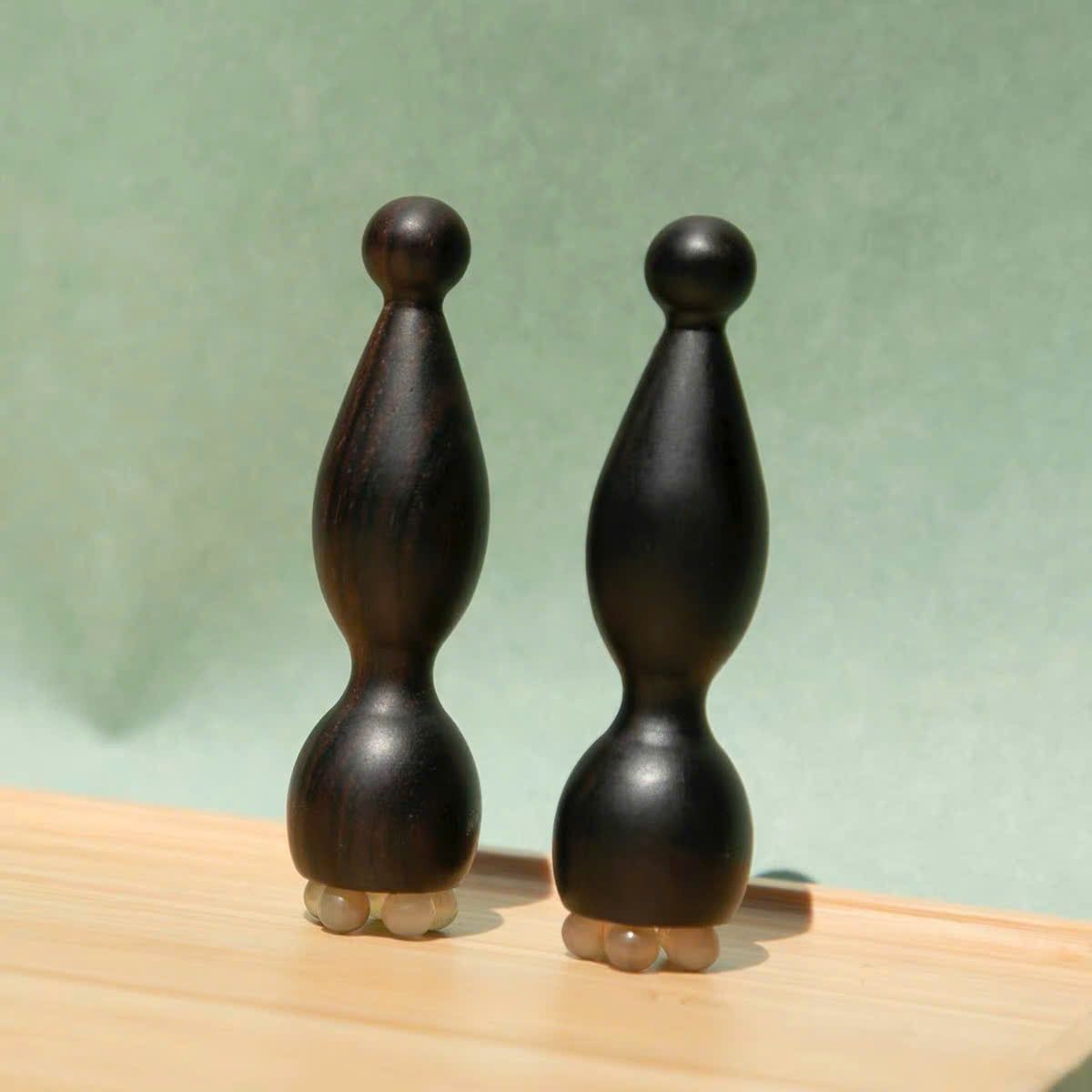  Thanh Massage Mắt Sừng Trâu Gỗ Đàn Hương 