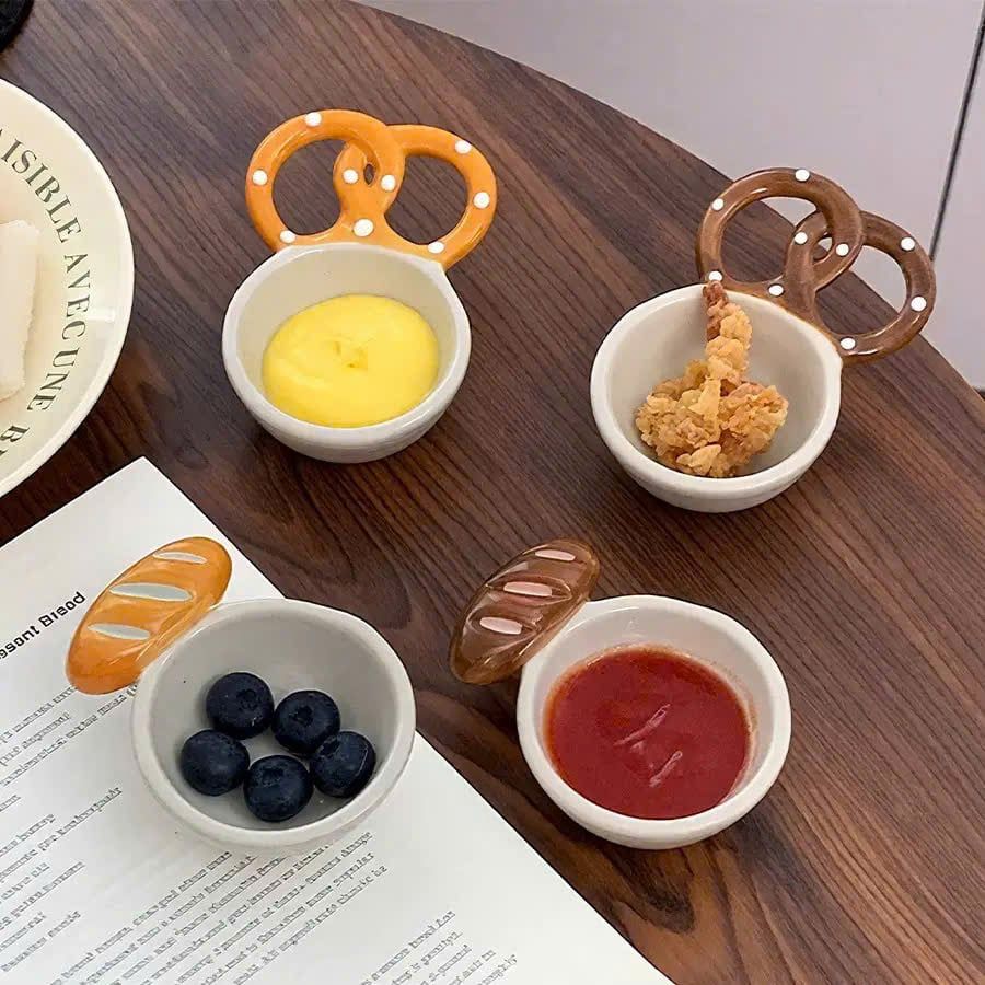  Đĩa Gia Vị Bretzel 